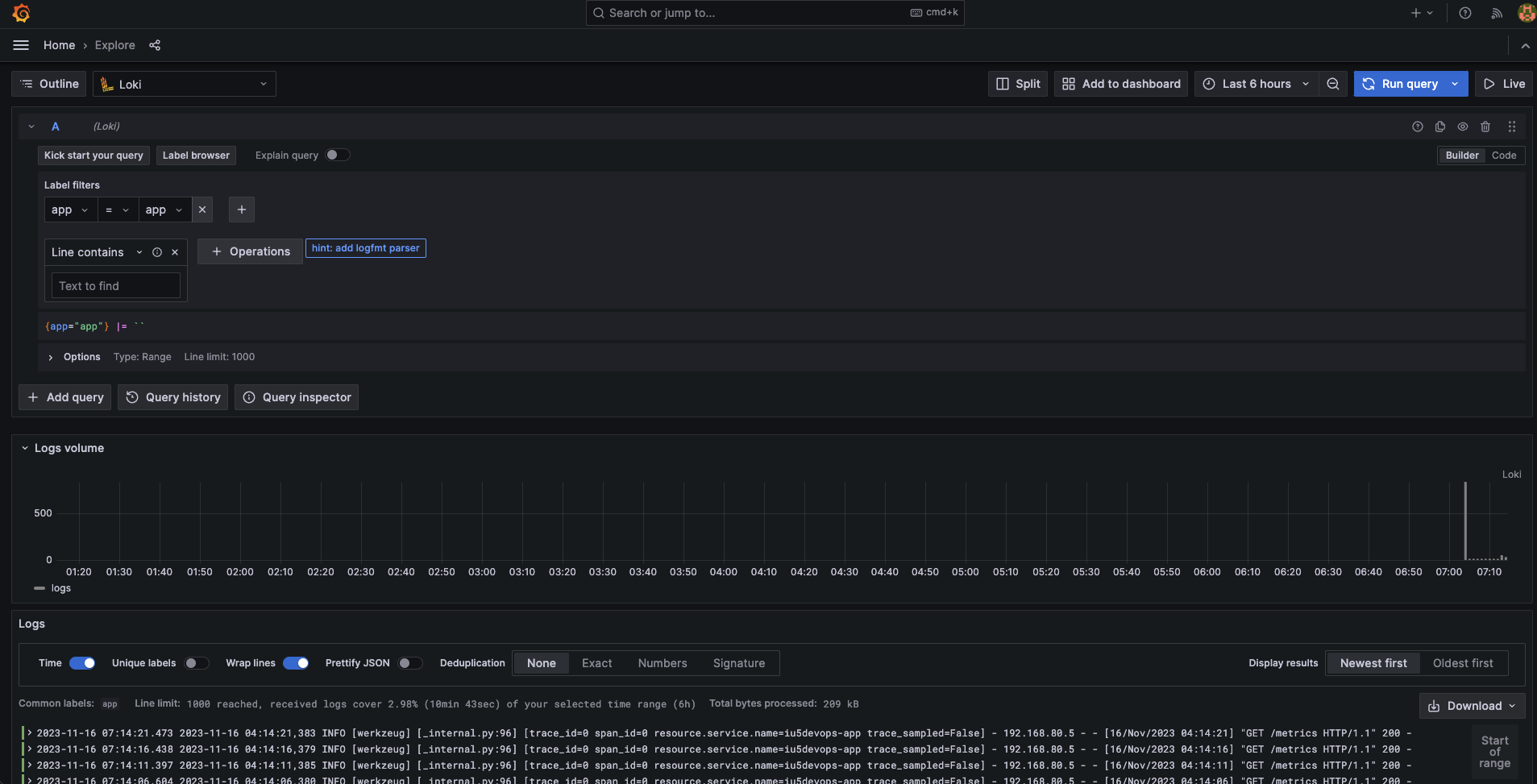 Grafana и Loki